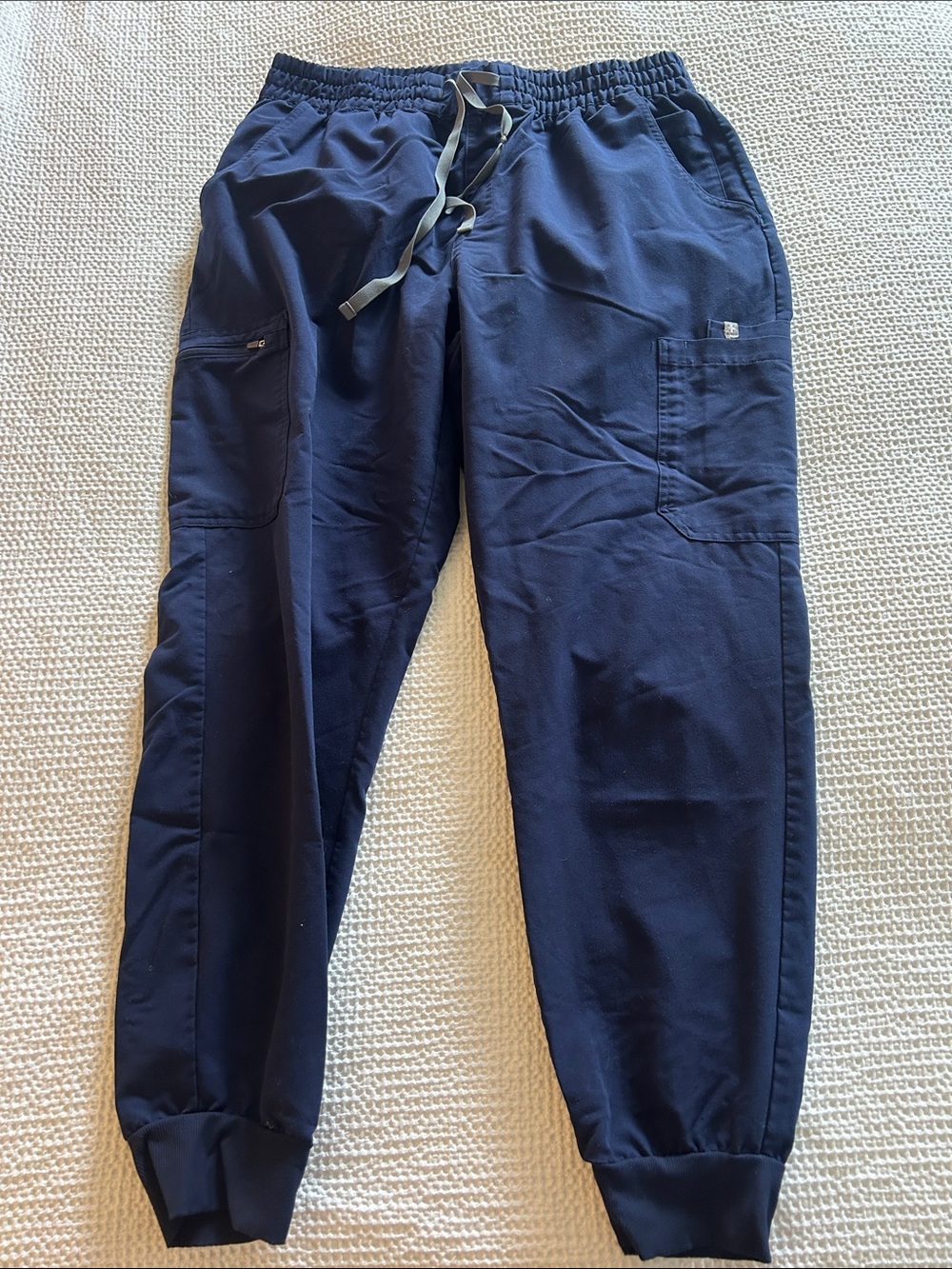 Figs Navy Cargo Jogger Pants